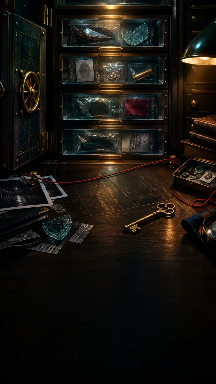 Cipher evidence vault from the Android game